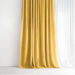 Goldea marbella dekoratív drapéria - mézsárga 240x135 cm