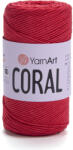 YARNART CORAL fényes zsinórfonal - Piros 1907