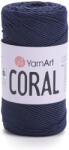 YARNART CORAL fényes zsinórfonal - Sötétkék 1910