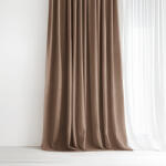 Goldea marbella dekoratív drapéria - mokka 180x135 cm
