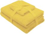 Somnart Set prosoape baie 3 piese galben 500 GSM din bumbac SomnArt (4260) Prosop