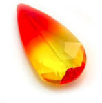 Swarovski Elements 6100 Teardrop - Swarovski medál- Fire Opal