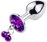 Passion Labs Metallic Anal Plug With Bell Ring My Bells Small 7 Cm