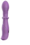 Mokko Toys Allure Vibrator, LCD Display, 18 moduri, Silicone USB, Purple, 18 cm Vibrator