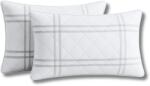 Somnart Set 2 perne matlasate Somnart Grid Confort 50x70 cm, albe (10100779)