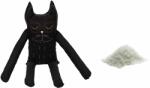 Somnart Perna decorativa in forma de pisica SomnArt, cu sare si bumbac, neagra (3080)