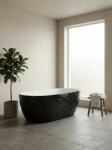 Coloana Cada freestanding 170x80 cm, Coloana Daya, alb cu negru lucios (5903351425674)