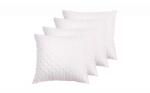 Somnart Set 4 perne matlasate Somnart 70x70 cm cu microfibra si fibre de carbon (3074)