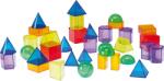TickiT Set 36 corpuri geometrice translucide pentru tablete si mese luminoase (TIK73075)