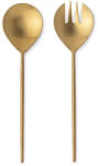 Bizzotto Set 2 linguri servire salata otel auriu satinat Bronte 7x27, 1h; 7x27, 1h (0555438deco) Tacam