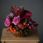 ImodFlowers Aranjament in Dovleac Toamna In Mov