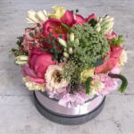 ImodFlowers Cutie cu bujori coral charm