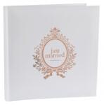 Santex Книга за гости Just married, розово-златна