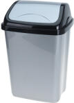 Excellent Houseware Cos gunoi Excellent Houseware, plastic, 29x23x44 cm, negru gri (KO-027000050) Cos de gunoi