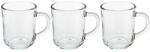 Excellent Houseware Set 3 cesti Excellent Houseware, sticla, 7.6x8.8 cm, 240 ml, transparent (KO-YE6000720)