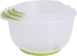 Excellent Houseware Set 3 boluri mixare Excellent Houseware, plastic, 16 19 22x12 cm, transparent verde (KO-030000130V) Castron