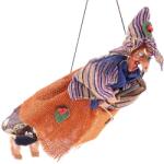 TifanTEX Vrăjitoare zboară pe o mătură 40cm (Vrăjitoare pentru) (5511N6)