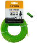 ROTOR Fir nylon profil pătrat 2 mm x 15 m pentru motocoasă ROTOR (17661)