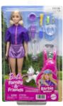 Mattel Barbie Family And Friends Set Papusa Barbie Malibu si Accesorii Aventuri in Aer Liber (MTJJV59) Papusa Barbie