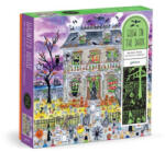 Galison Michael Storrings Haunted House 500 Piece Glow in the Dark Puzzle | Galison