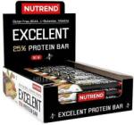 Nutrend Excelent 25% Protein Bar Double, Chocolate & Nougat with Cranberries - 18 x 85g
