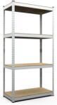 Apolcod Horganyzott fém polcrendszer ECONOMY 160x80x40 cm (4 polcos)