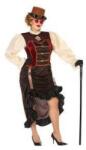 BigBuy Carnival Маскировъчен костюм за възрастни Steampunk Кафяв (1 Части) Размер XS/S