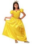 BigBuy Carnival Маскировъчен костюм за деца Златен Принцеса Размер 3-4 години