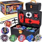 Jokomisiada Large set of 8 discs GYRO spinner launcher, suitcase ZA5462