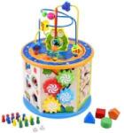 Jokomisiada Educational wooden Cube + maze 8in1 ZA4117