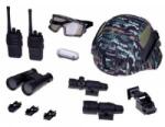 Jokomisiada Soldier set helmet binoculars laser lamp walkie talkie camo ZA5310
