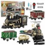 LEAN Toys Electric Train Classic RC Train Lights Sounds Smoke 206 cm 24 el