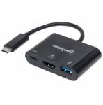 Manhattan USB-C 3.1 to HDMI/USB-A/USB-C Adapter Cable