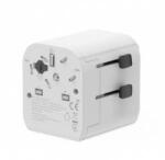 Gembird Universal Travel Adapter EU 12W White