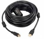 MicroConnect Active USB 2.0 A-B Cable, 15m With integrated repeater/amplifier, Up to 480 Mbps data transfer