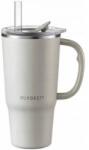 Buydeem Thermal mug with straw 700 ml, model DS57, color Oat White