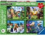 Ravensburger Minecraft puzzle 4x100pzs