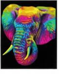 Diamond Dotz adults flocked neon elephant