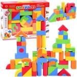 Jokomisiada Soft colored FOAM blocks 80 pieces ZA3856