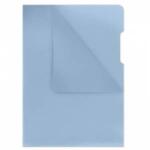 DONAU Dust jacket DONAU type L, PP, A4, crystal, 180micr. , blue