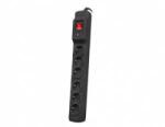 ARMAC Удължител Multi M6, Armac, 6 гнезда, 5 м, черен