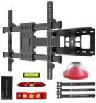 Maclean TV mount, max VESA 600x400, 32-85, 60kg, tilt and swivel adjustment, profile 65-390mm, black, MC-789
