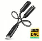 AXAGON AXAGON ADA-HCPD USB Adapter, USB-C to 3.5mm jack - Hi-Res DAC audio adapter, 384kHz/32bit, stereo, PD 60W 3A