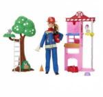 Mattel Barbie Firefighter fire station doll