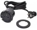 Legrand INCARA Furniture socket DISQ 60 2p+with 2, 0 m black 654721