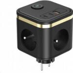 Viking Viking adapter Y33, 3x 230 V, 1x USB-A, 2x USB-C, ON/OFF, cable