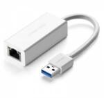 Ugreen external network adapter RJ45 - USB 3.2 Gen 1 (1000 Mbps / 1 Gbps) Gigabit Ethernet white (CR111 20255)