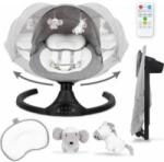 Kidwell ROCKING LOUNGER LUXI 2in1 MELANGE BLACK 5901130105205