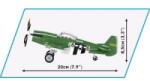 Vincobiosis Конструктор Cobi North-American P-51D Mustang, 150 части
