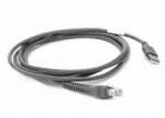 Zebra Cable, USB, 2.1m, straight Shielded, series A connector,